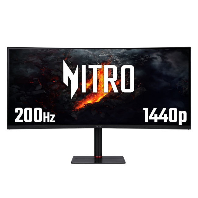 Acer Nitro XV345CURX0 34" Curved UWQHD 200Hz FreeSync Premium Gaming Monitor
