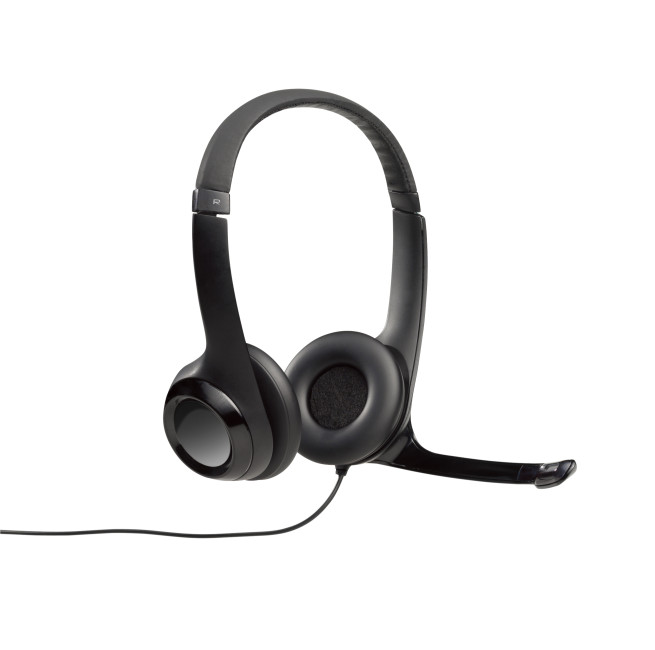 Logitech H390 Wired USB Headset Black - 981-000406