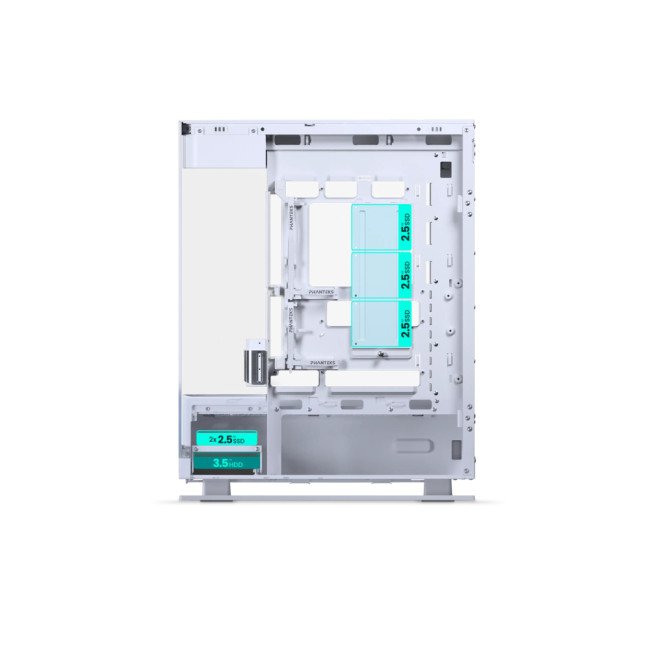 Phanteks Evolv X2 White RGB Tempered Glass Mid Tower Gaming PC Case - White