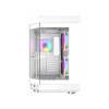 GameMax Hype ATX RGB Tempered Glass Mid Tower Gaming PC Case - White