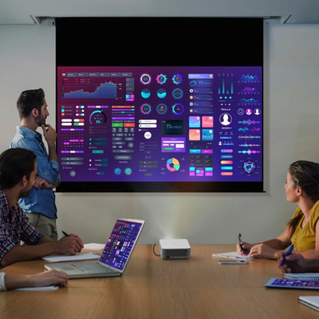 Optoma ML1080ST Ultra Portable 1080p Full HD RGB Triple Laser DLP Projector White