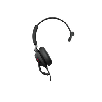 Refurbished Jabra Evolve2 40 Mono Wired USB-C On-Ear Headset - Black