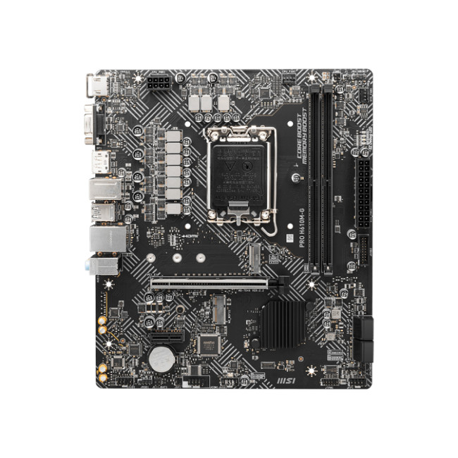 MSI PRO H610M-G micro ATX Intel H610 LGA 1700 Motherboard