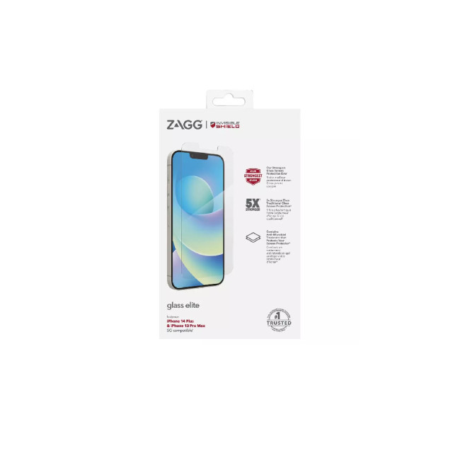 ZAGG InvisibleShield Glass Elite Screen Protector for iPhone 14 Plus/13 Pro Max