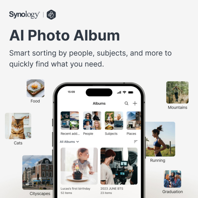 Synology BeeStation Plus 4GB RAM 8TB HDD Personal Cloud NAS Desktop Storage