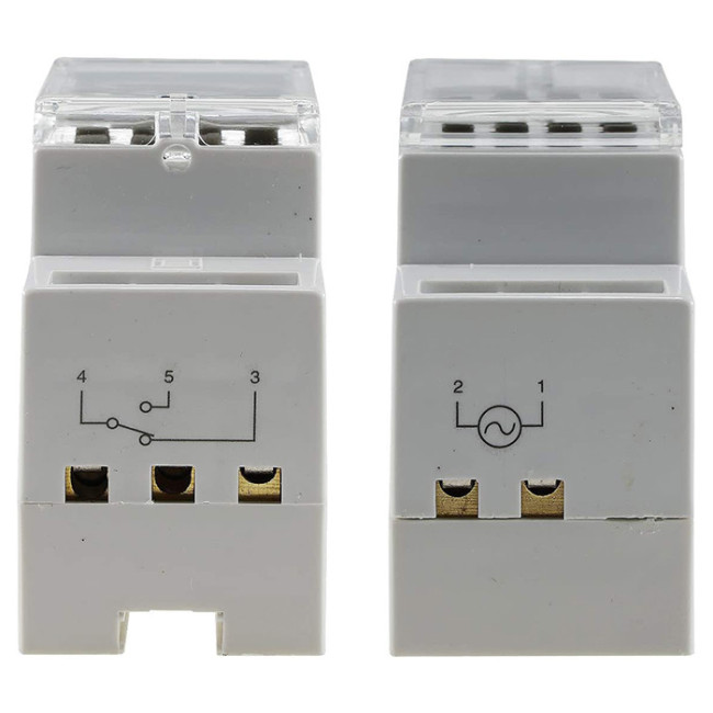 ChiliTec Weekly Timer Switch Digital for Panel Installation 230 V Max. 3500 W