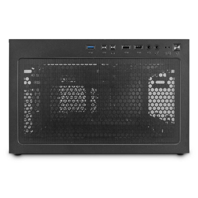 1st Player X4-M BK Tempared Glass Micro ATX Gaming PC Case with 3 x RGB Fans