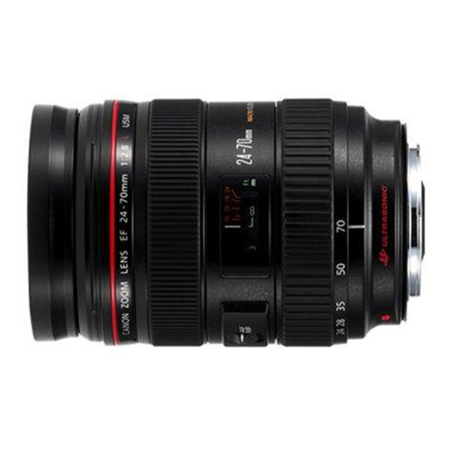 Canon 5175B005AA 24-70mm f/2.8 L Series Canon Lens - Black