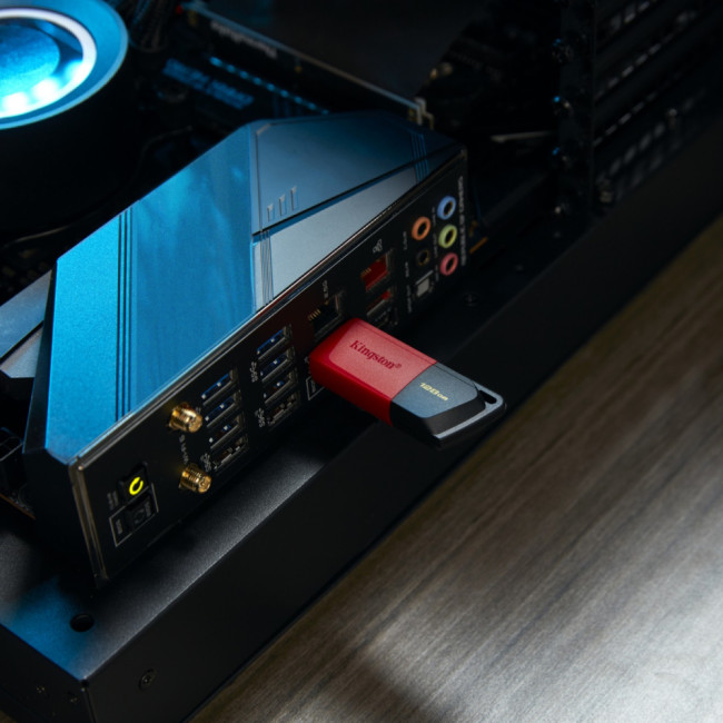 Kingston Technology DataTraveler Exodia M 128GB USB 3.2 Flash Drive - Black