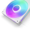 NZXT F240 RGB Unibody White 8 Pin PWM Pc Fan - 2 Fan Pack