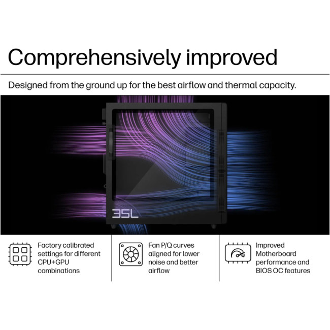 HP OMEN 35L GT16-0034na Intel Core Ultra 7 265K 32GB RAM 1TB SSD 1TB HDD NVIDIA RTX 5080 Windows 11 Home Tower Gaming PC