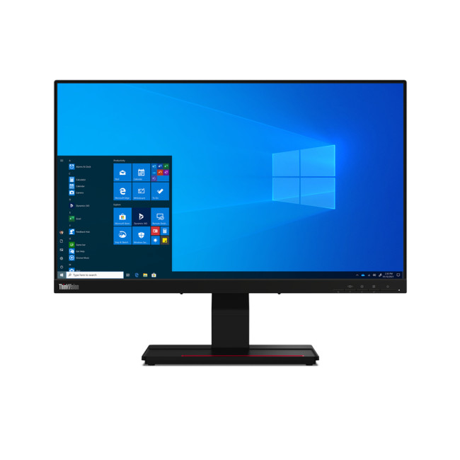 Lenovo ThinkVision T24t-20 23.8" 1920 x 1080 Full HD IPS LED Touchscreen Flat Monitor