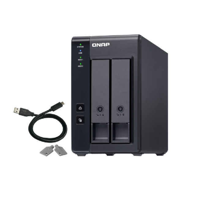 QNAP TR-002  2 Bay NAS Servers Storage Expansion for QNAP