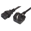 Pro Elec Power Cable / Plug - 3 meter Long Kettle Lead - UK - 27.LDW0Q.001