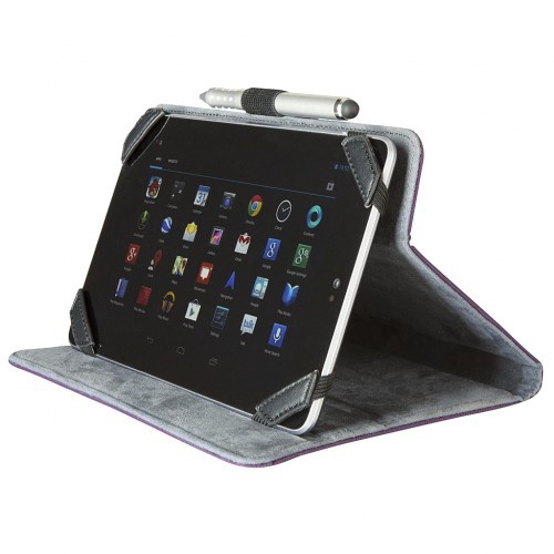 Techair TAXUT011 Universal Folio Case with Stand for 7-inch Tablet Purple Colour