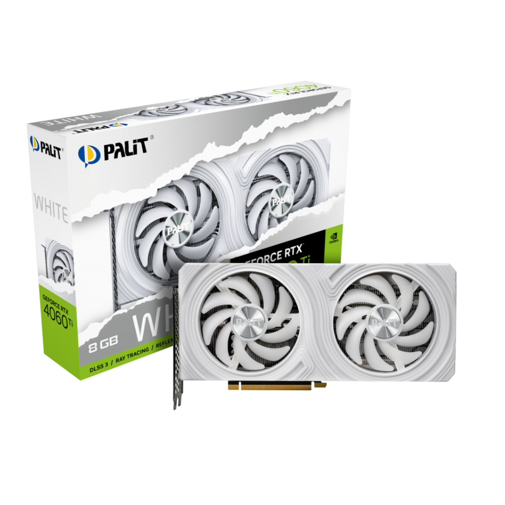 PALIT RTX 4060 Ti 8GB グラフィックボード Palit GeForce RTX 4060 Ti White 8GB NE6406T019P1-1048L GPU