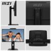 MSI PRO MP242PMG 24" IPS Full HD 120Hz Webcam Height Adjustable Monitor with Speakers