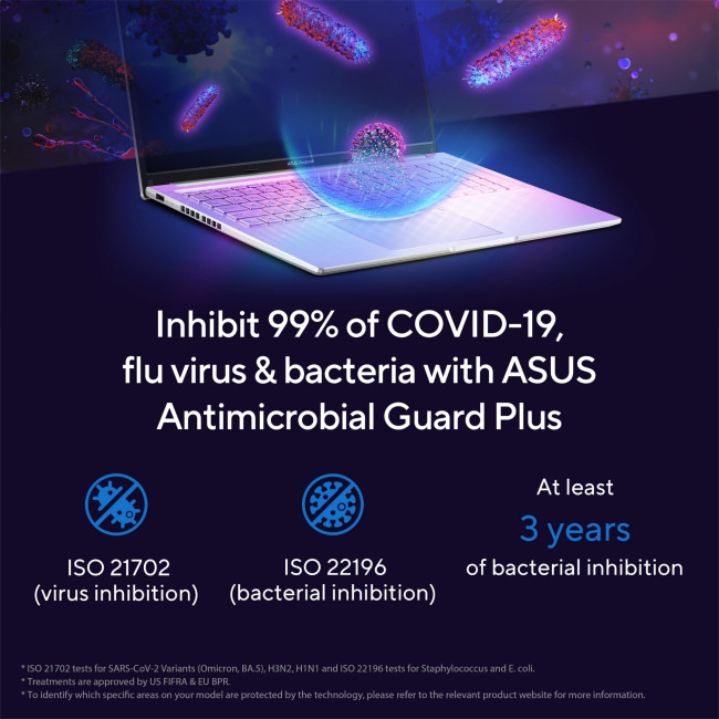 ASUS VivoBook 14 X1407QA-LY003W Snapdragon X Plus X1P-26-100 16GB RAM 512GB SSD 14" WUXGA IPS LED Windows 11 Home Laptop