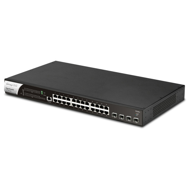 DrayTek VSP2282X-K 128 Gbit/s Managed 24 x Gigabit Ethernet RJ45 & SFP+ Ports Network Switch