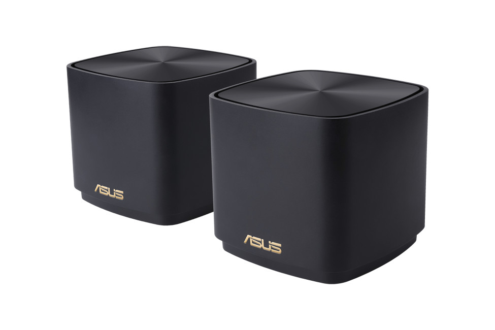 ASUS ZenWiFi Mini XD4 Wireless Router Gigabit Ethernet Tri-band Mesh Wi-Fi 6 (2.4 GHz / 5 GHz / 5 GHz) - 2 Pack - 90IG05N0-MO3R30
