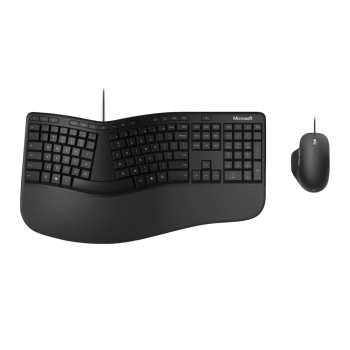 Refurbished Microsoft Ergonomic English International Keyboard & Mouse Set - RJY-00008