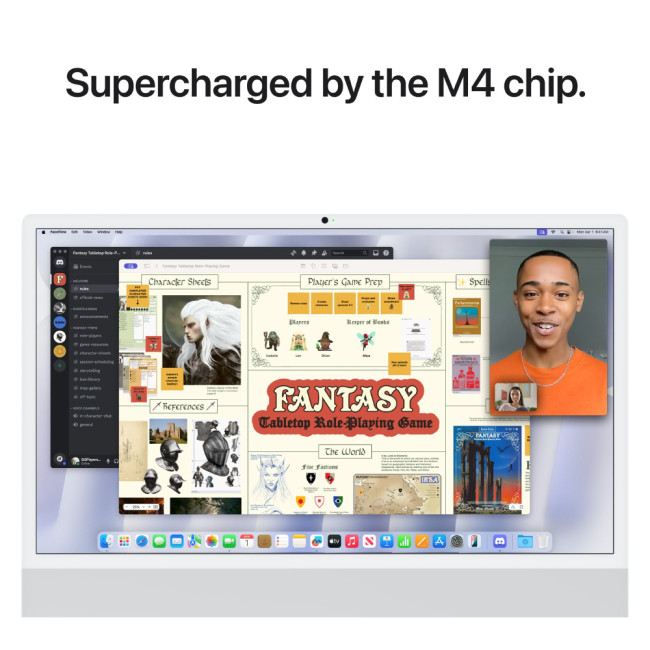 Apple iMac MWUC3B/A M4 Chip 16GB RAM 256GB SSD 24" 4.5K Retina MacOS All In One PC