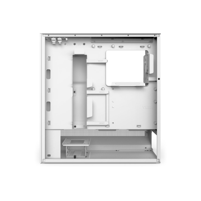 NZXT H5 Flow RGB Tempered Glass Mid Tower Gaming PC Case White