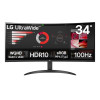 LG Ultrawide 34" Curved 3440 x 1440 Wide Quad HD VA LCD AMD FreeSync Monitor