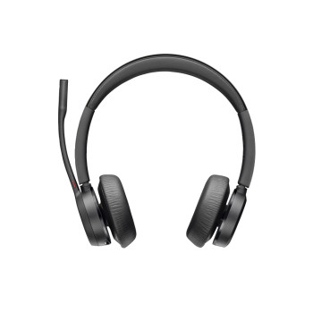 Poly Voyager 4320 UC Stereo Wireless USB Headset Black with BT700 USB-A Adapter + Charging Stand - 77Y99AA