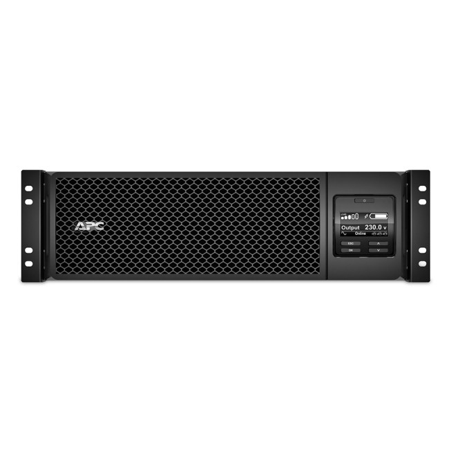 APC Smart-UPS On-Line SRT5KRMXLI - 5000VA, 6x C13, 4x C19 output, rack mountable, Embedded NMC