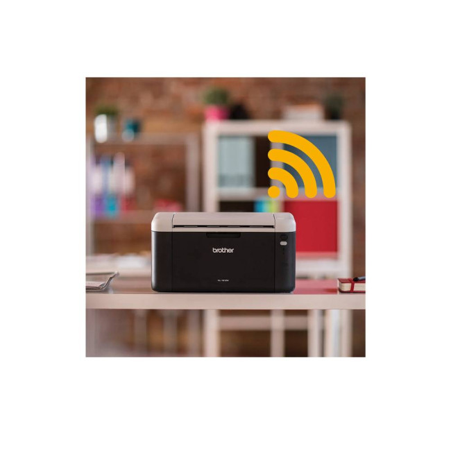 Refurbished Brother HL-1212W Monochrome A4 Wireless Laser Printer 2400 x 600 DPI - No Cartridge Included