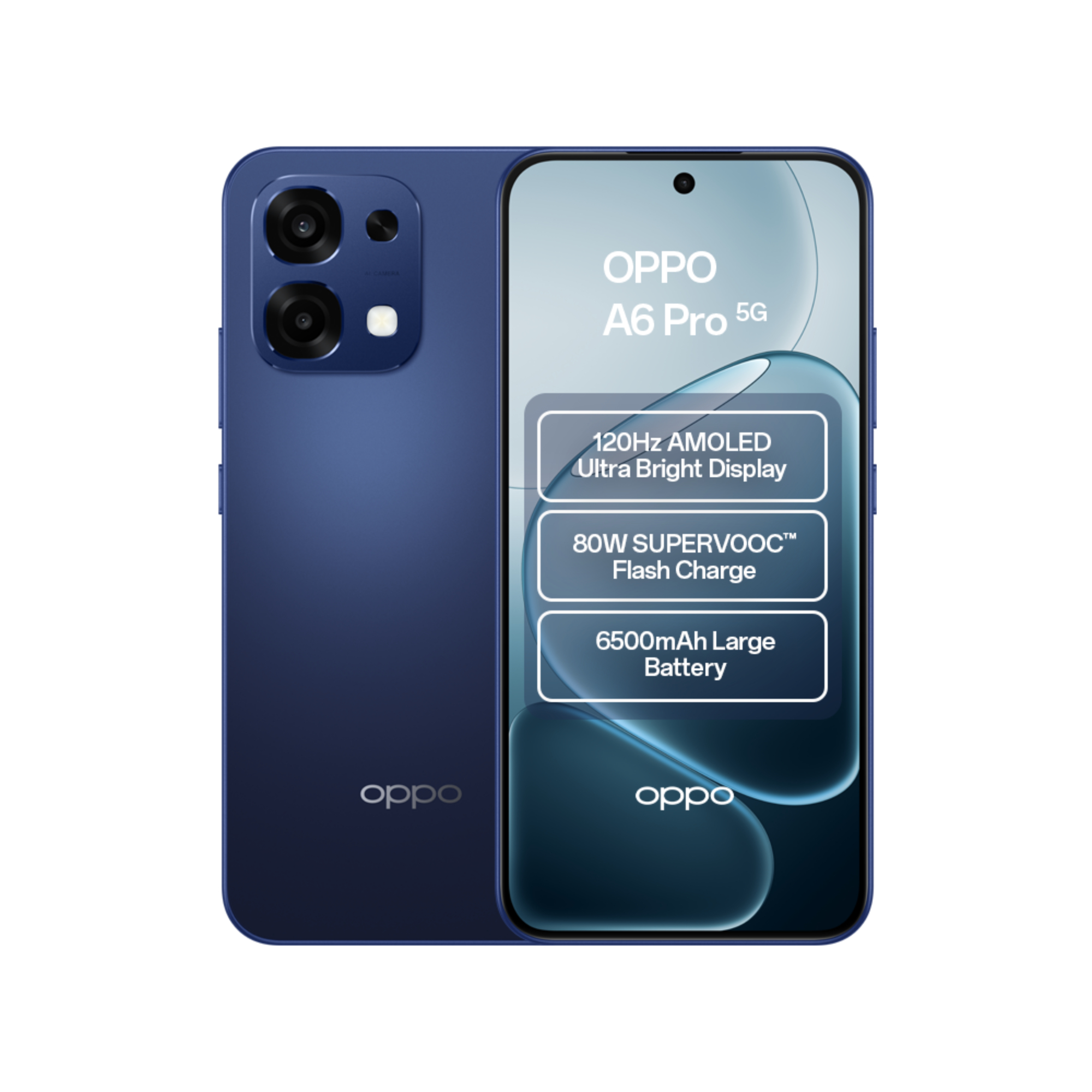 Oppo Stellar Black Refurbished A6 Pro 256Gb 8Gb Ram 6.57" Amoled Dual Sim 5G Smartphone