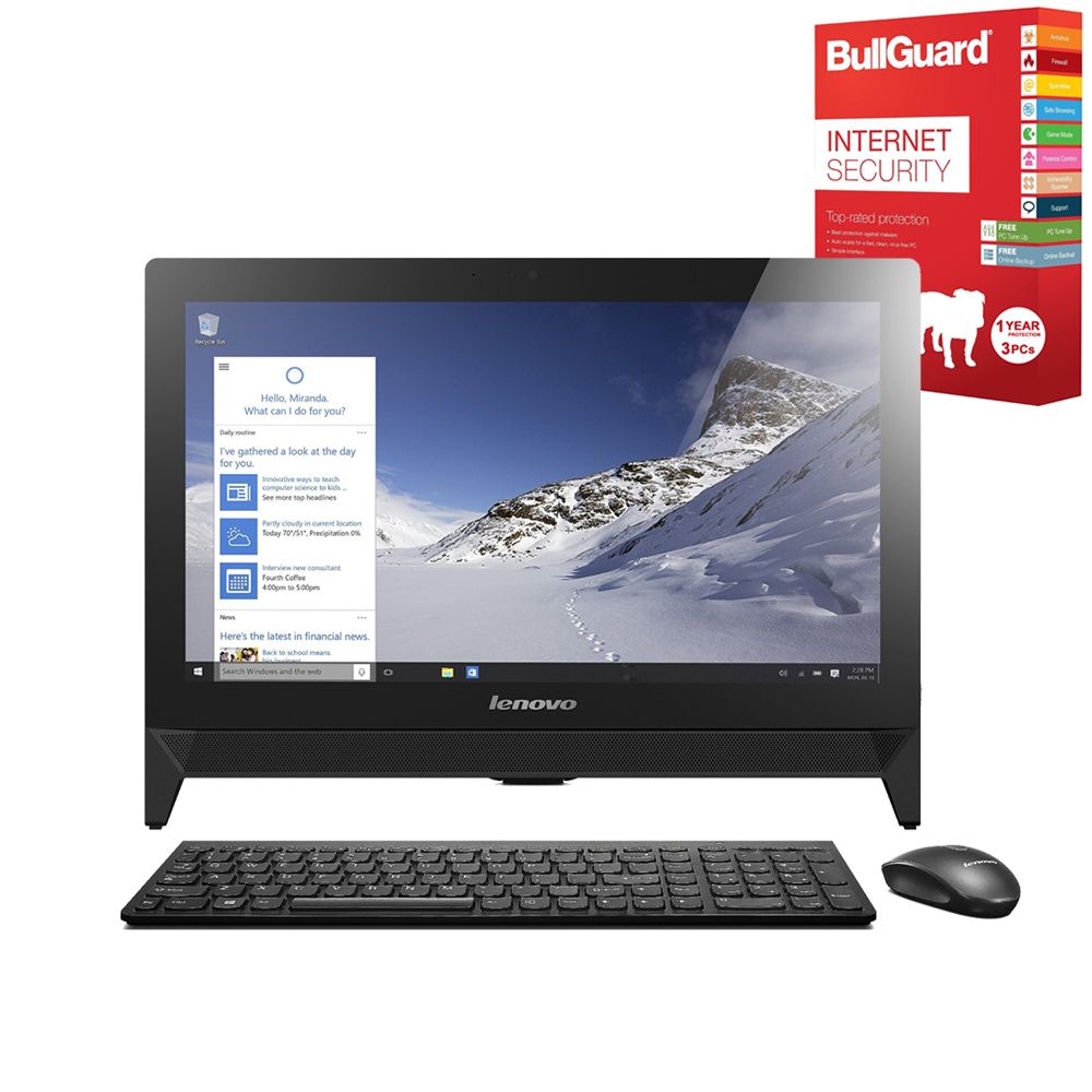 Lenovo Ideacentre C 19 5 All In One Pc Intel Pentium N3700 4gb Ram 1tb Hdd Laptopoutlet Uk