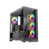 1st Player Mi8 Black ATX Micro ATX Tempared Glass Black PC Case