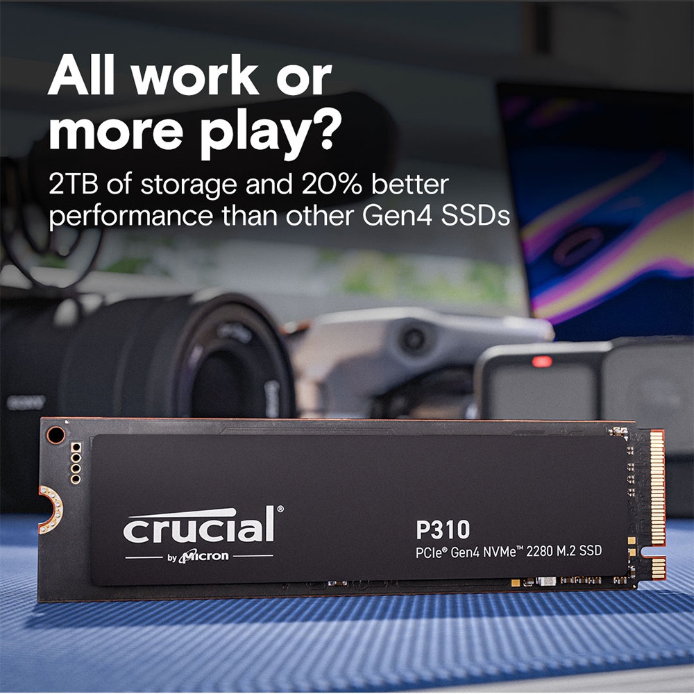 Crucial SSD 2TB 　CT2000P310SSD8 Crucial P310 CT2000P310SSD8 2TB PCIe Gen4 NVMe SSD