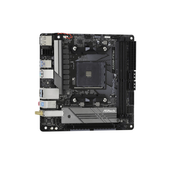 Asrock A 520M-ITX/ac AMD A520 AM4 mini ITX Motherboard