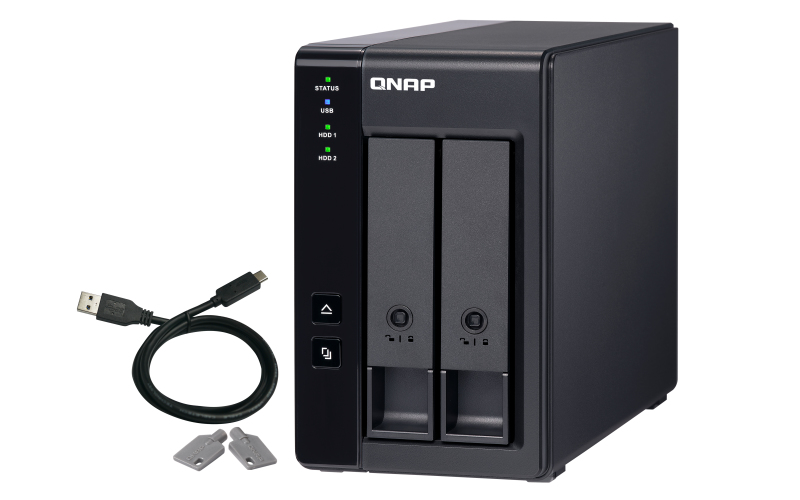 QNAP TR-002  2 Bay NAS Servers Storage Expansion for QNAP