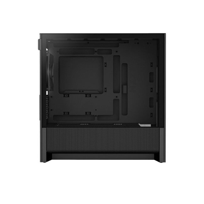 NZXT H3 Flow Tempered Glass Micro-ATX Gaming PC Case Black