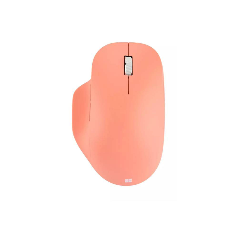 Microsoft Peach Refurbished Bluetooth Ergonomic Mouse Right-Hand Bluetrack