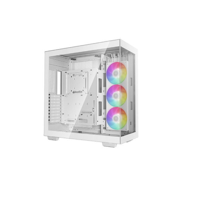 DeepCool CH780 WH Full Tower Tempered Glass Gaming PC Case - White