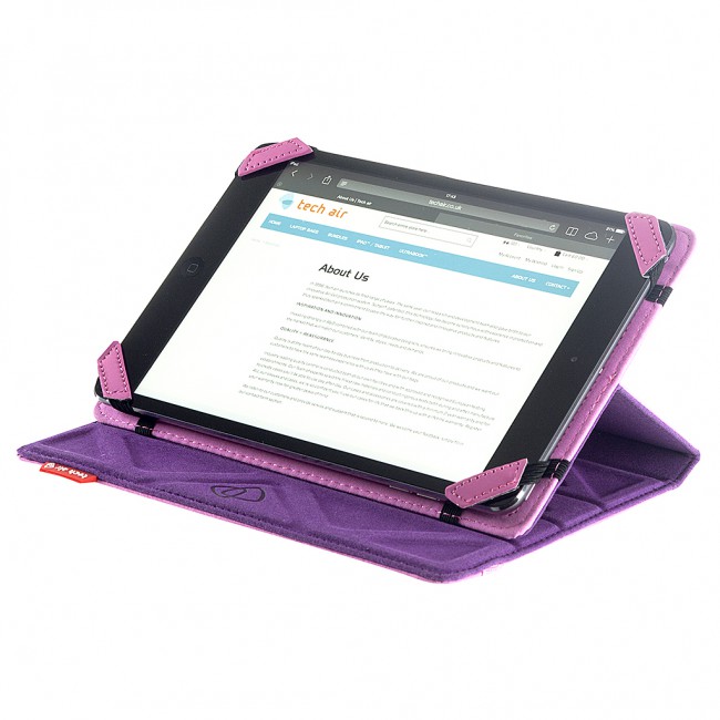 TechAir TAXUT022 Folio Flip & Reverse 7" Universal Tablet Case, Integrated stand