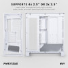 Phanteks NV5 ATX Tempered Glass PC Case - White
