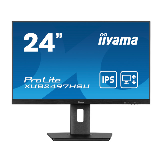 iiyama ProLite XUB2497HSU 24" IPS Full HD 100Hz Height Adjustable Monitor with 5 Year warranty