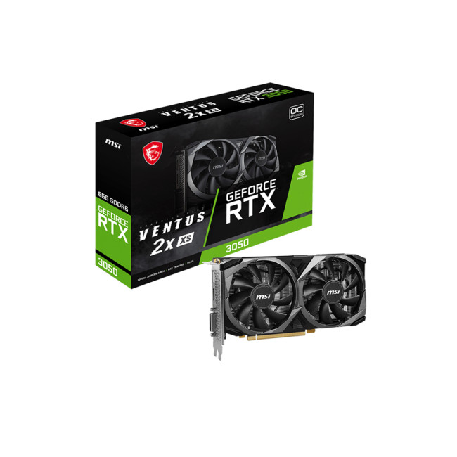 MSI VENTUS GEFORCE RTX 3050 2X XS 8G OC Graphics Card