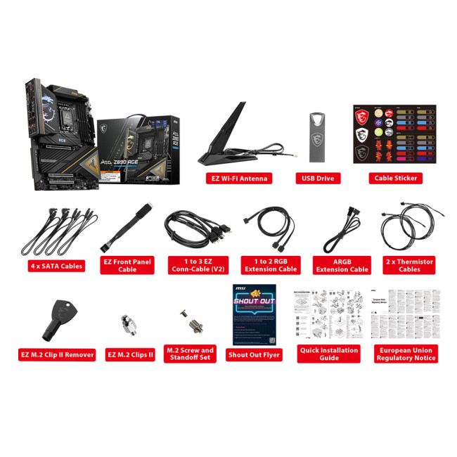 MSI Intel MEG Z890 ACE DDR5 PCIe 5.0 ATX Motherboard