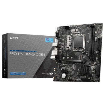 MSI PRO H610M-G DDR4 micro ATX Intel H610 LGA 1700 Motherboard