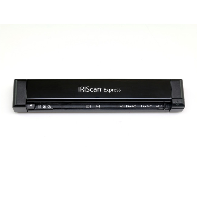 IRIScan Express 4  CIS Sensor 1200 x 1200 DPI USB Sheet-fed scanner Black