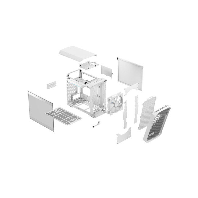 Fractal Design Torrent Nano RGB Clear White PC Case