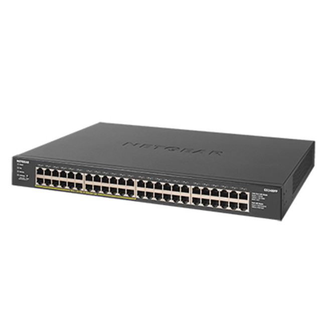 NETGEAR GS348PP Unmanaged Gigabit Ethernet 48 Ports Network Switch - Black