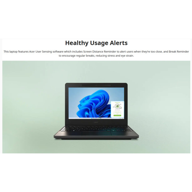 Acer TravelMate B3 TMB311-34 Intel N150 4GB RAM 128GB eMMC 11.6" HD Windows 11 Pro Education Business Laptop